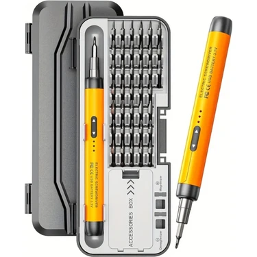 Blackbird Game Center Leerfei TK-S001 Pro Tech 38 Parça Hassas Şarjlı Tornavida