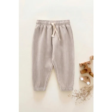 Cigit Fitilli Kadife Jogger Pantolon 1-10 Yaş