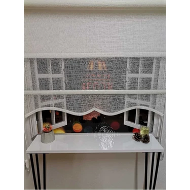 İREMKARAHOME Çift Mekanizmalı Tül ve Stor Perde - Model