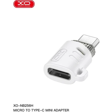 Xo Type-C Girişli Cihazlar İçin Micro USB Şarj ve Veri Aktarım Dönüştürücü