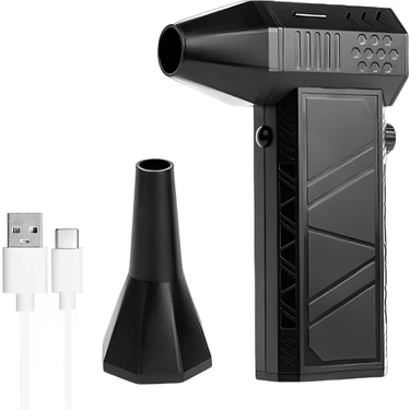 Rogger Mini Jet Fan Turbo Hızlı Fan 130000RPM Yüksek Hız Güç Üfleme Araç Içi Temizlik,vakum,kurutma