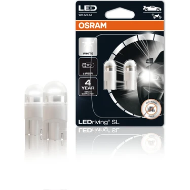 Osram W5W T10 LED Park Ampulü 12V 2825DWP (2’li