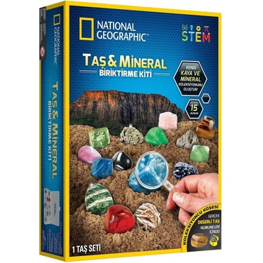 Ergün Collection NAT03002 National Geographic Taş ve Mineral Biriktirme Kiti - RTNGRM15 +8