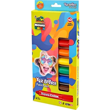Nova Color Yüz Boyası 10 Renk 1