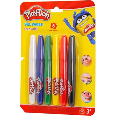 Play-Doh Yüz Boyası 6 Renk