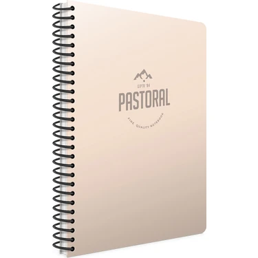Gıpta Pastoral Defter Spiralli Plastik Kapak A4 96 Yaprak