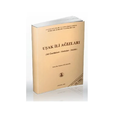 Türk Dil Kurumu Yayınları Uşak İli