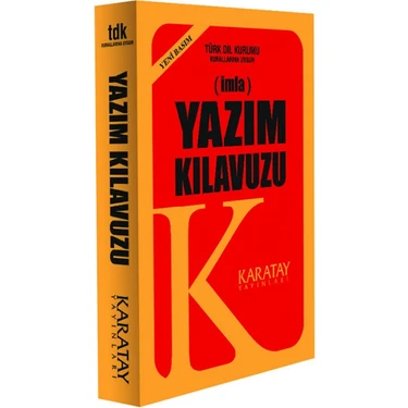 4e Yazım Klavuzu Plastik Kapak 1.hamur Sarı Karatay