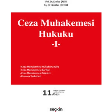 Ceza Muhakemesi Hukuku – 1 - Cumhur
