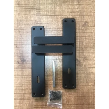 Aspar Kapı Kolu Siyah Kare 1 Çift Ergonomik Tasarım ve Şık Görünüm ile Modern