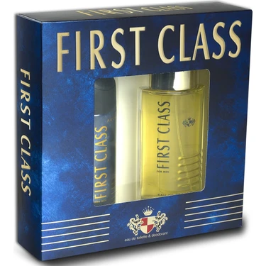 First Class Erkek Parfüm 100 ml & Deodorant 150 ml Hediyelik Kıdemli Baba EDT