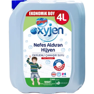 Bingo Oksijenli Çamaşır Suyu Çam Kokulu 4