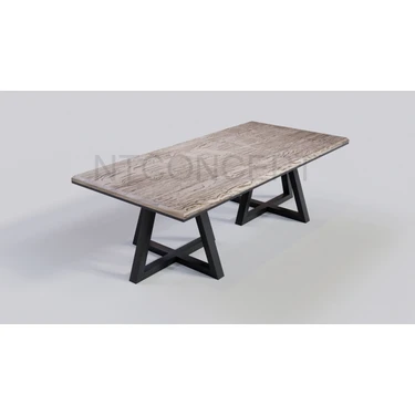 Ntconcept Masif Ahşap Toplantı MASASI100 x 240