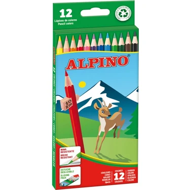 Alpıno 12 Li Tamboy Kuru Boya