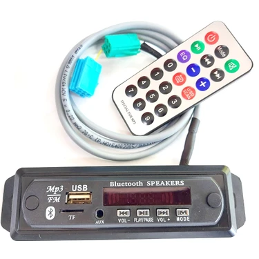 Autoline Renault Megane Clio Uyumlu Tak Çalıştır USB Aux Bluetooth