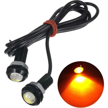 MidasTech Kartal Gözü Ayna Altı LED Gündüz Ledi Turuncu