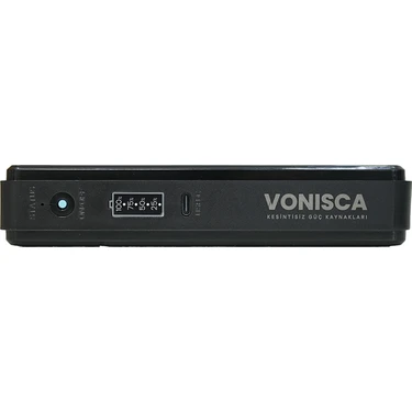 VONISCA DC-2020 Mini Dc Ups 8700MA Kesintisiz Güç Kaynağı Modem Router Kamera