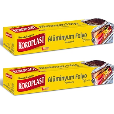 Koroplast Alüminyum Folyo 15 mt 2 'li