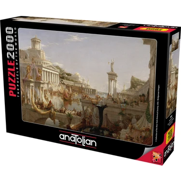 Anatolian 2000 Parça İmparatorluk Tasarımlı Orta Zorlukta Mukavva Puzzle – Yetişkinlere Özel