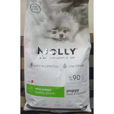 Molly Hypoallergenic Kuzu Etli Küçük Irk Yavru Köpek Kuru Maması 8