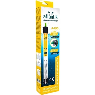 Atlantik Akvaryum Isıtıcı 100 Watt 25