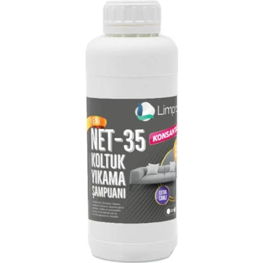 Limprox Net- 35 Koltuk Halı Yıkama Makinesi Köpüksüz Şampuanı Deterjanı Ilacı - 1