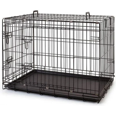 Best Cage 122X75X82 Cm İki Kapılı Katlanabilir Metal Köpek