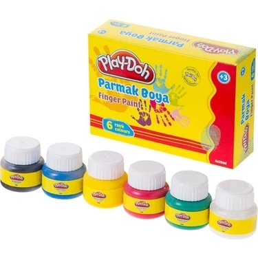 Play-Doh Play Doh Parmak Boyası 6 Renk X 30