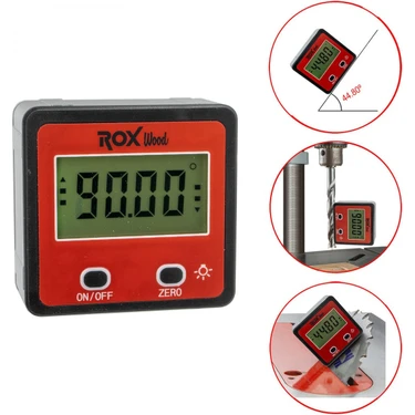 Rox Wood Dijital Açı Ölçer