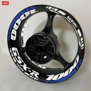 Suzuki Gsx-R 1000 Çift Renk Jant Sticker Etiket
