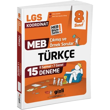Gizli Yayınları Lgs Meb Çıkmış ve Örnek Sorular Türkçe 15'li Deneme-Meb Böyle