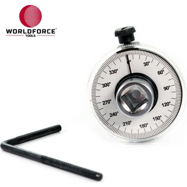 Worldforce 1/2" Tork Açı Ölçer Anahtarı