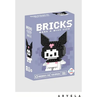 Arvela Bricks Karakter Figürü 3D Yapboz Puzzle Yapı