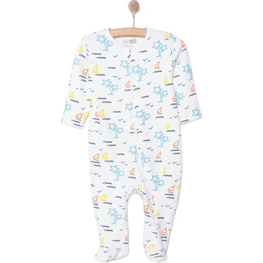Hellobaby Yenidoğan Erkek  Patikli Tulum Erkek