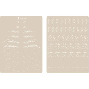 Bmx Kalıcı Makyaj Microblading Kıl Tekniği Öğrenme Lateksi Çift