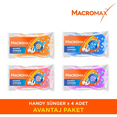 Macromax Handy Sünger Büyük Gözenekli Temizlik Süngeri