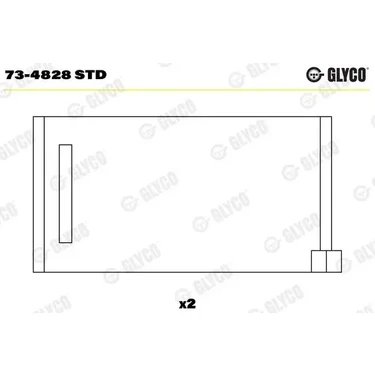 Glyco 734828STD Eksantrik Yatagi 070103673A