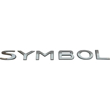 Renault Clio Symbol İçin Arka Symbol Monogram Amblem Yazısı