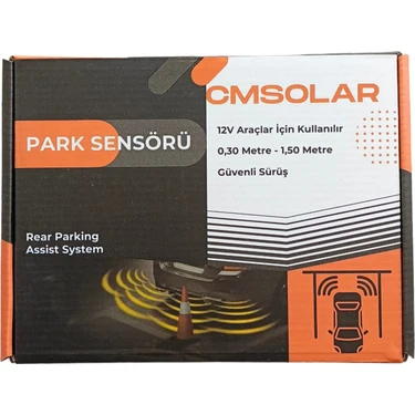 Cmsolar Park Sensörü 18MM Siyah Dijital