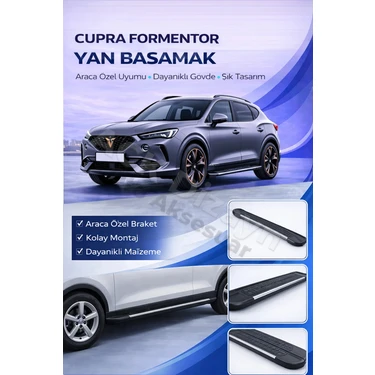 Ack Dizayn Cupra Formentor 2020+ Araca Özel Yan Basamak Alüminyum