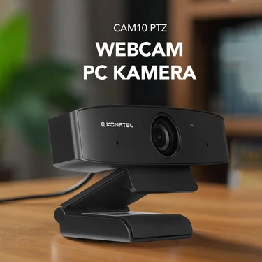 Konftel CAM10 PTZ 1080P Full HD Usb Autofokus 4x Dijital Yakınlaştırmalı Çift Mikrofonlu Webcam Pc