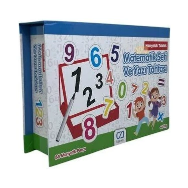 Renklime Manyetik Matematik Seti ve Yazı