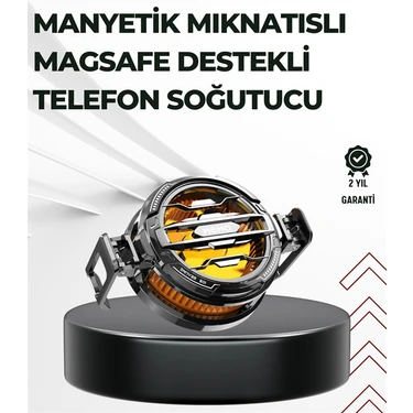 Telefon Soğutucu | LED Işık Efektli | Power Aparatlı | Sessiz ve Taşınabilir