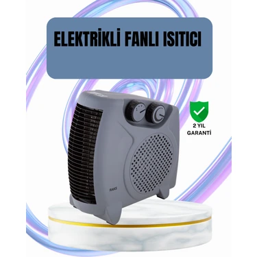 Fanlı Oda Isıtıcısı Termostat Kontrollü Soğuk Hava Üfleme