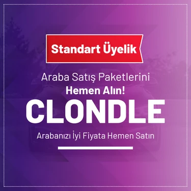 Clondle Araba Satış Standart Üyelik