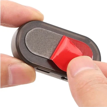 MAİN SHOP 1 Adet Kırmızı Renk Araba Güneş Enerjili Hırsızlık Önleyici Caydırıcı Alarm