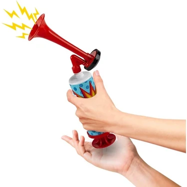MasterCar Bitmeyen  Deprem Düdüğü Kornası Bitmeyen Havalı Korna Doğal Afet Uyarıcı Düdük Maç ve