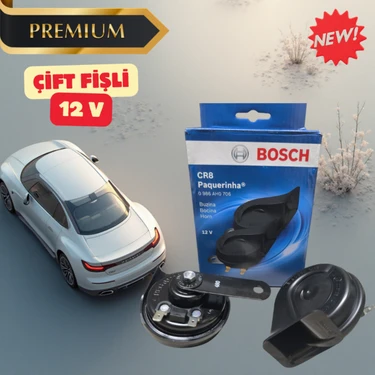 Bosch Ford Focus 3.5 2016 Uyumlu Korna 12V 410/510 Hz Dadat Korna Seti, Çift Fişli Cr8 -