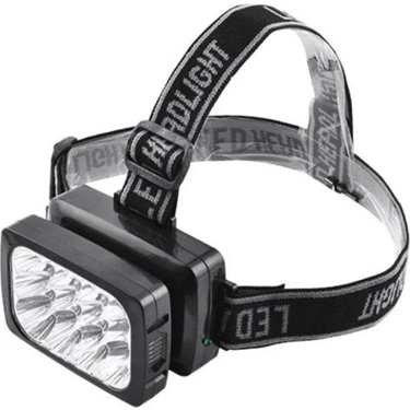 AyrStore 12 Ledli Güçlü Şarjlı Kafa Lambası