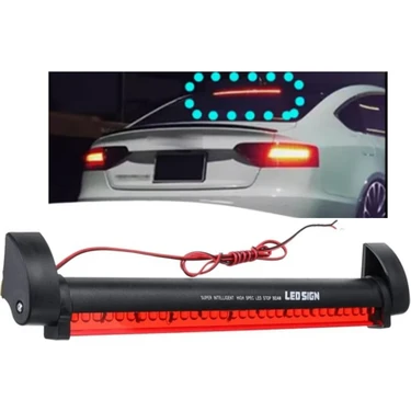 Çakar Modüllü 20 Modlu 32 Ledli Arka Cam 3.stop Lambası